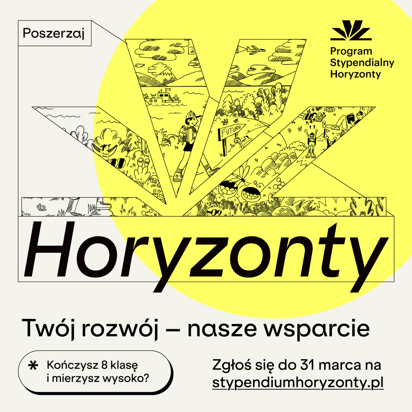Twoje rodzeństwo jest w 8. klasie szkoły podstawowej? Może aplikować do Programu Stypendialnego Horyzonty