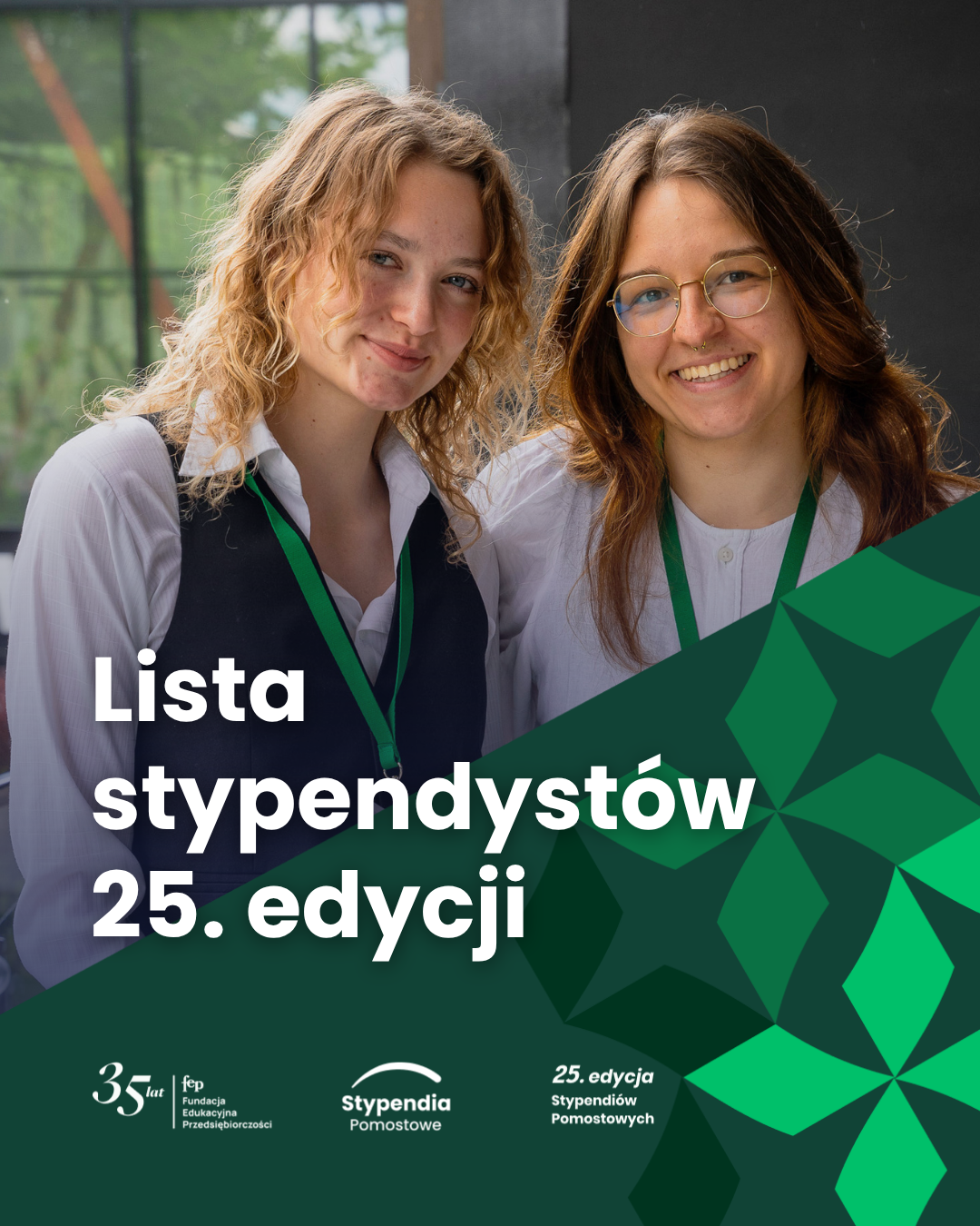 Lista stypendystów 25. edycji Programu Stypendiów Pomostowych