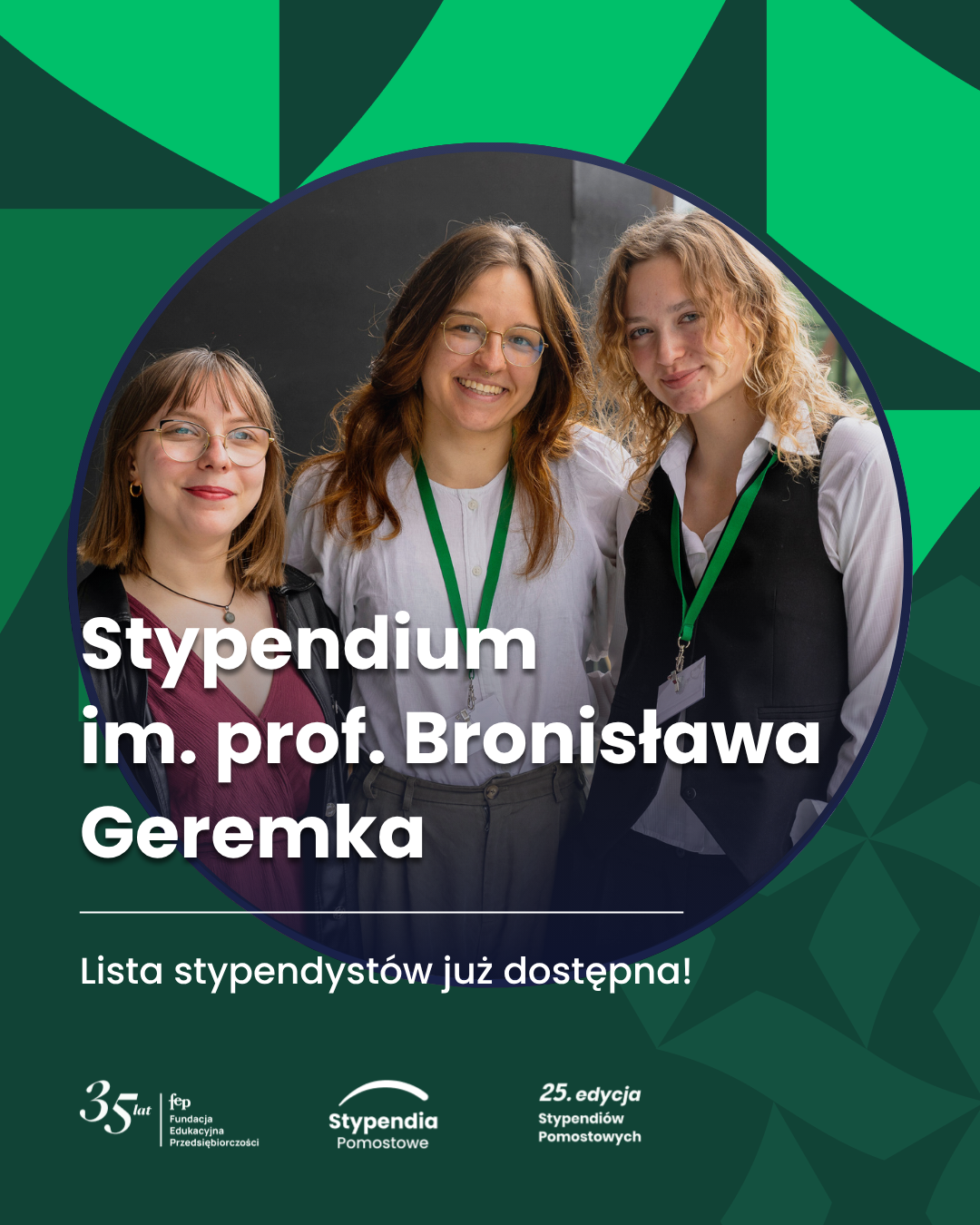 Lista Stypendystów Programu Stypendiów Korporacyjnych im. Profesora Bronisława Geremka
